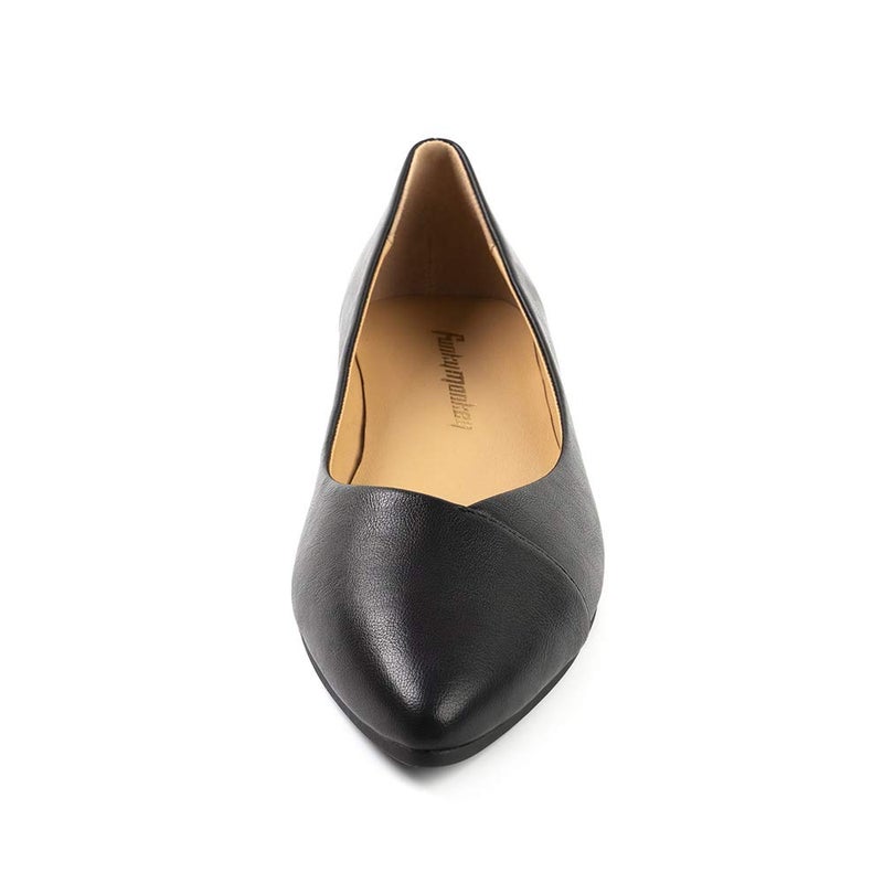 FUNKYMONKEY Women's Ballet Flats Comfort Slip On Shoes for Walking and Driving (11 M US, Black A) - Image 3